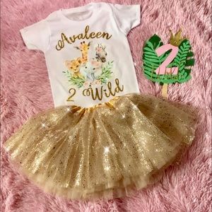 Personalized Birthday Shirt & Matching Tutu
